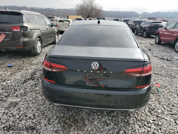 2020 Volkswagen Passat 2.0T SEL with VIN 1VWCA7A36LC021396, listed as a Copart auction lot 86782904 with 41,557 mi miles and Salvage Title. Bid and sale history available at carsss.com. Image 6.