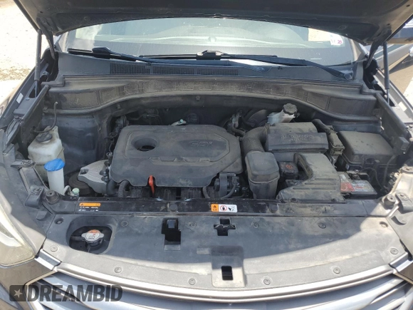 2017 Hyundai Santa Fe 2.4L with VIN 5XYZU3LB4HG421235, listed as a Copart auction lot 62025245 with 103,024 mi miles and Clean title. Bid and sale history available at DreamBid. Image 12.