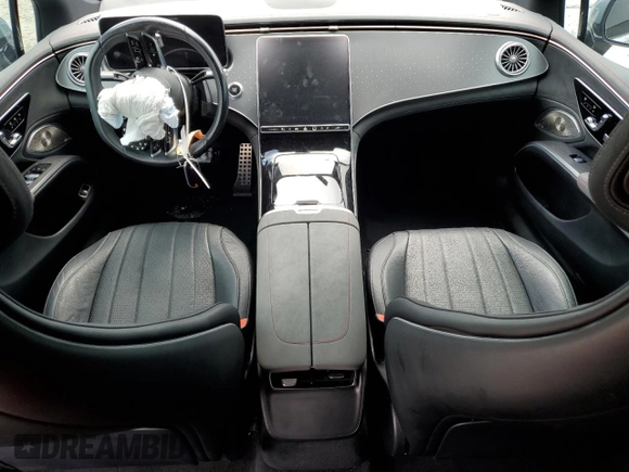 2022 Mercedes-Benz EQS with VIN W1KCG2DB7NA005218, listed as a Copart auction lot 70183614 with 0 mi miles and Salvage Title. Bid and sale history available at carsss.com. Image 8.