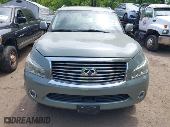 2011 Infiniti QX56 7-passenger with VIN JN8AZ2NEXB9000116, listed as a IAAI auction lot 42159602 with 119,325 mi miles. Bid and sale history available at carsss.com. Image 12.