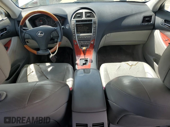 2007 Lexus ES 350 with VIN JTHBJ46G872011052, listed as a Copart auction lot 52993515 with 228,760 mi miles and Salvage Title. Bid and sale history available at carsss.com. Image 8.