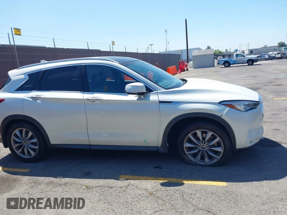 2019 Infiniti QX50 Luxe with VIN 3PCAJ5M10KF128308, listed as a IAAI auction lot 42242771 with 97,257 mi miles and . Bid and sale history available at DreamBid. Image 13.