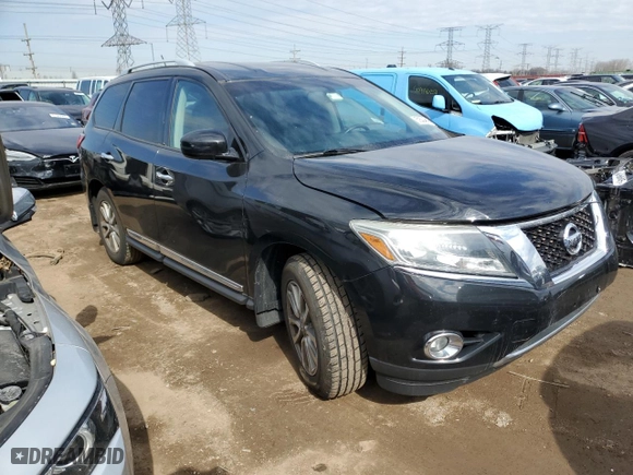2015 Nissan Pathfinder Platinum with VIN 5N1AR2MM9FC624949, listed as a Copart auction lot 50664315 with 178,628 mi miles and Clean Title. Bid and sale history available at carsss.com. Image 4.