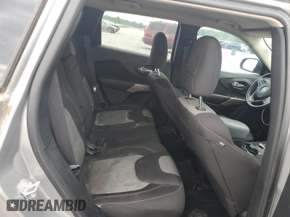 2017 Jeep Cherokee Sport with VIN 1C4PJLAB0HW586110, listed as a Copart auction lot 54617155 with 106,597 mi miles and Clean Title. Bid and sale history available at carsss.com. Image 11.