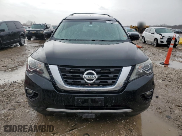 2017 Nissan Pathfinder S with VIN 5N1DR2MN0HC611967, listed as a Copart auction lot 47572445 with 145,249 mi miles and Salvage Title. Bid and sale history available at DreamBid. Image 5.