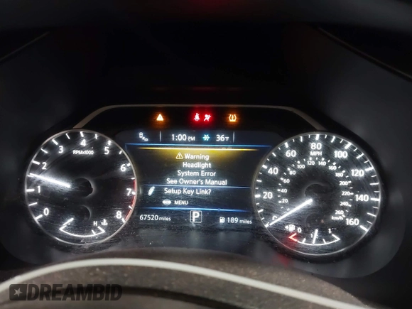 2020 Nissan Murano S with VIN 5N1AZ2AS4LN126645, listed as a IAAI auction lot 41602278 with 67,520 mi miles and . Bid and sale history available at DreamBid. Image 7.