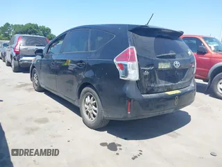 2017 Toyota Prius v Two with VIN JTDZN3EUXHJ063005, listed as a IAAI auction lot 42007228 with 186,507 mi miles. Bid and sale history available at carsss.com. Image 3.