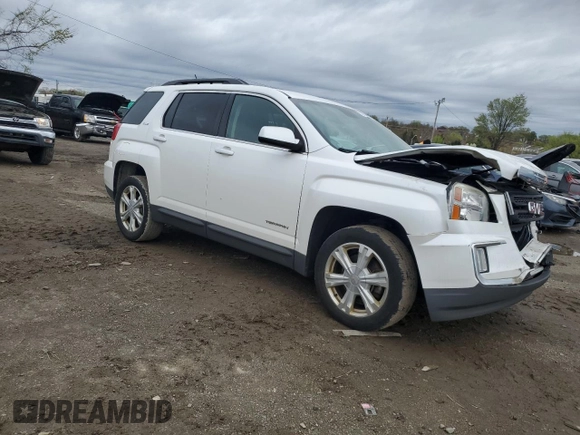 2017 GMC Terrain SLE with VIN 2GKFLTEK2H6106843, listed as a Copart auction lot 50424585 with 170,378 mi miles and Salvage Title. Bid and sale history available at carsss.com. Image 4.