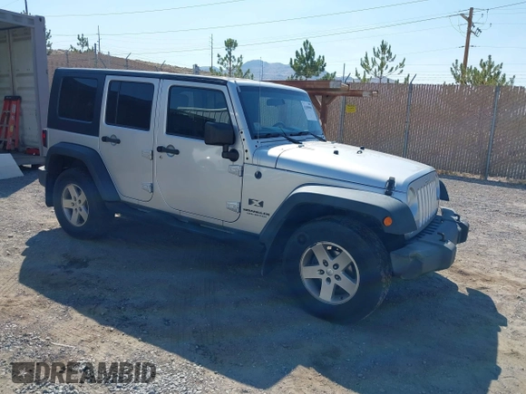 2008 Jeep Wrangler Unlimited X with VIN 1J4GA39168L592999, listed as a IAAI auction lot 42699909 with 158,128 mi miles and . Bid and sale history available at DreamBid. Image 1.