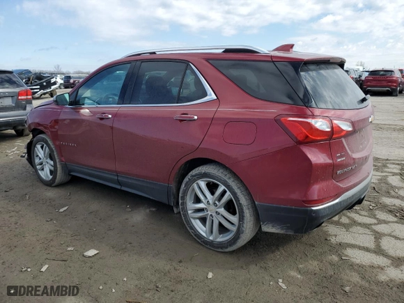 2020 Chevrolet Equinox Premier with VIN 2GNAXYEX3L6262697, listed as a Copart auction lot 46757155 with 67,517 mi miles and Salvage Title. Bid and sale history available at carsss.com. Image 2.