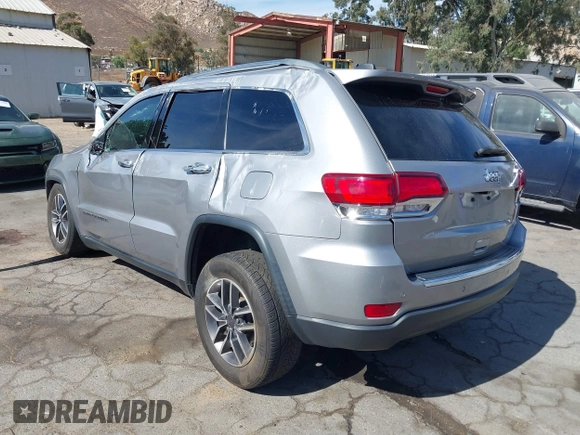 2020 Jeep Grand Cherokee Limited with VIN 1C4RJEBG2LC202014, listed as a IAAI auction lot 40654091 with 77,260 mi miles. Bid and sale history available at carsss.com. Image 3.