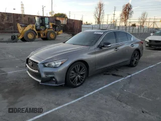 2020 Infiniti Q50 EDITION 30 with VIN JN1EV7AP4LM203405, listed as a Copart auction lot 89332675 with 38,767 mi miles and Clean Title. Bid and sale history available at carsss.com. Image 1.