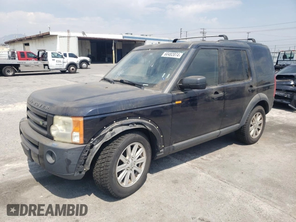 2008 Land Rover LR3 SE with VIN SALAE25438A443464, listed as a Copart auction lot 60482074 with 174,425 mi miles and Salvage Title. Bid and sale history available at carsss.com. Image 1.