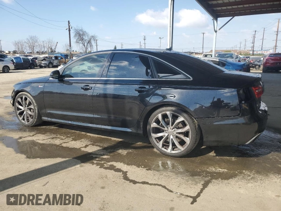 2013 Audi A6 3.0T Prestige with VIN WAUHGAFC6DN054057, listed as a Copart auction lot 44455985 with 121,395 mi miles and Salvage Title. Bid and sale history available at carsss.com. Image 2.