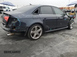 2012 Audi S4 Premium Plus with VIN WAUBGAFL6CA004593, listed as a Copart auction lot 80134974 with 93,822 mi miles and Salvage Title. Bid and sale history available at carsss.com. Image 3.