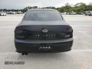 2005 Infiniti G35 with VIN JNKCV51F75M313074, listed as a Copart auction lot 54446015 with 203,991 mi miles and Salvage Title. Bid and sale history available at DreamBid. Image 6.