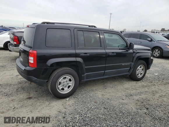 2017 Jeep Patriot Sport SE with VIN 1C4NJPBA2HD207821, listed as a Copart auction lot 44460655 with 53,791 mi miles and Salvage Title. Bid and sale history available at carsss.com. Image 3.