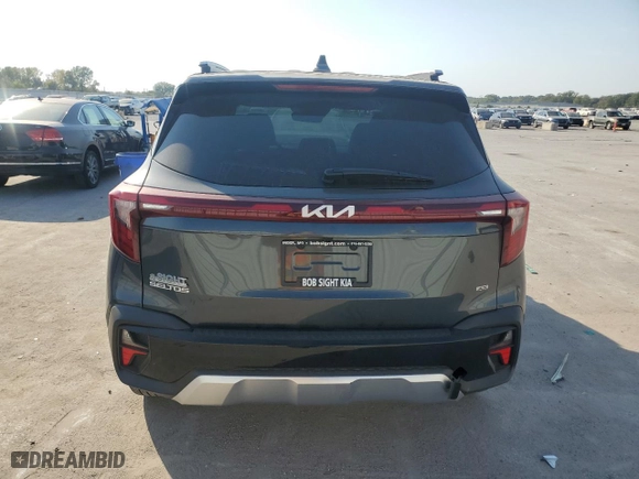 2024 Kia Seltos EX with VIN KNDERCAA9R7580342, listed as a Copart auction lot 75765064 with 15,293 mi miles and Salvage Title. Bid and sale history available at carsss.com. Image 6.