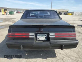 1987 Buick Regal with VIN 1G4GJ1174HP455333, listed as a Copart auction lot 53554725 with 55,423 mi miles and Clean Title. Bid and sale history available at DreamBid. Image 6.