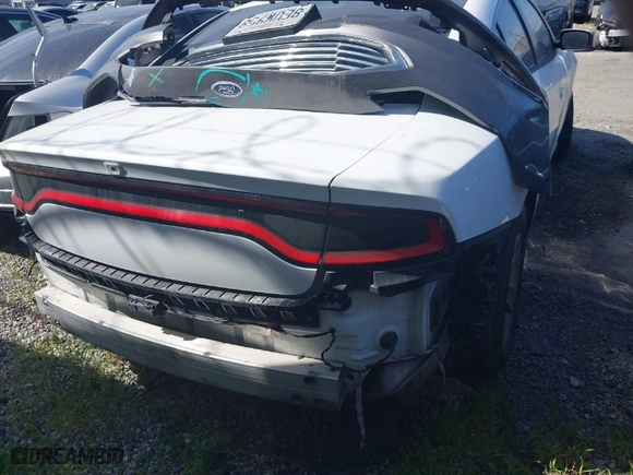 2017 Dodge Charger SXT with VIN 2C3CDXHG9HH649531, listed as a IAAI auction lot 41687664 with 126,211 mi miles. Bid and sale history available at carsss.com. Image 16.