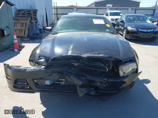 2013 Ford Mustang V6 with VIN 1ZVBP8AM8D5259572, listed as a IAAI auction lot 41655526 with 42,753 mi miles. Bid and sale history available at carsss.com. Image 13.