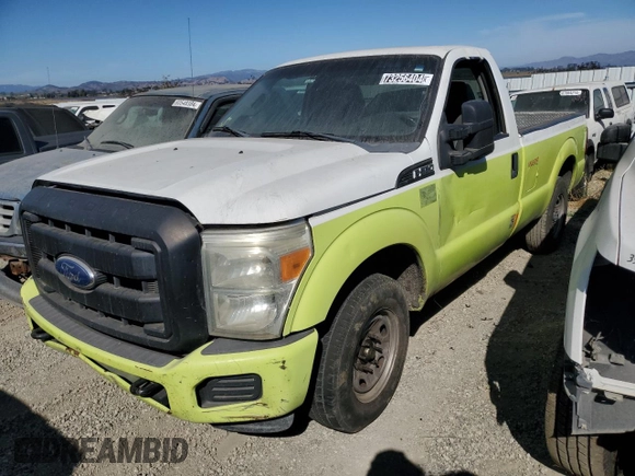 2011 Ford F-250 XL with VIN 1FDBF2A6XBEC36534, listed as a Copart auction lot 73256404 with 302,376 mi miles and Clean title. Bid and sale history available at DreamBid. Image 1.