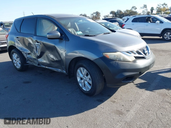 2014 Nissan Murano SV with VIN JN8AZ1MU2EW409168, listed as a IAAI auction lot 41402957 with 137,894 mi miles and . Bid and sale history available at DreamBid. Image 1.