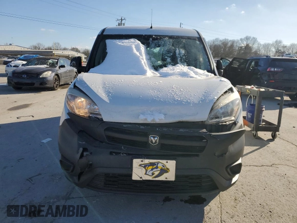 2017 Ram ProMaster City Cargo Van Tradesman with VIN ZFBERFAB4H6E21507, listed as a Copart auction lot 46159765 with 140,260 mi miles and Salvage Title. Bid and sale history available at carsss.com. Image 5.