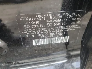 2017 Hyundai Elantra GT with VIN KMHD35LH1HU359011, listed as a Copart auction lot 76023624 with 67,505 mi miles and Salvage Title. Bid and sale history available at carsss.com. Image 13.