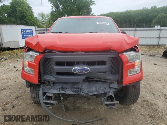 2015 Ford F-150 XLT with VIN 1FTEX1E80FKF08651, listed as a Copart auction lot 56283635 with 246,029 mi miles and Salvage title. Bid and sale history available at DreamBid. Image 5.