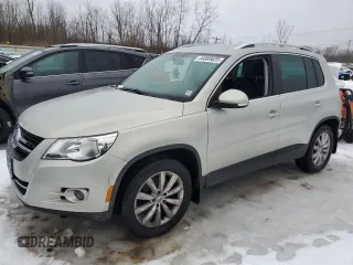 2011 Volkswagen Tiguan SEL with VIN WVGBV7AX9BW505383, listed as a Copart auction lot 44889625 with Not Provided miles and Clean Title. Bid and sale history available at DreamBid. Image 1.