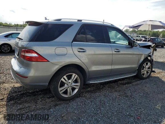2013 Mercedes-Benz M 350 with VIN 4JGDA5HB2DA226683, listed as a Copart auction lot 61398195 with 67,753 mi miles and Salvage title. Bid and sale history available at DreamBid. Image 3.
