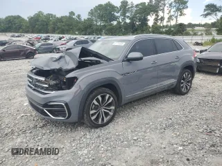 2021 Volkswagen Atlas SEL Premium R-Line с VIN 1V2FE2CA4MC228713, выставлен на аукционе Copart как лот 61731355 с пробегом 55 560 миль миль и Списание • Salvage title. История ставок и продаж доступна на DreamBid. Изображение 1.