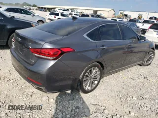 2015 Hyundai Genesis 3.8L with VIN KMHGN4JEXFU063802, listed as a Copart auction lot 68367874 with 103,495 mi miles and Salvage Title. Bid and sale history available at carsss.com. Image 3.