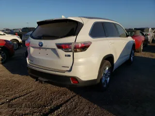 2016 Toyota Highlander Hybrid Limited with VIN 5TDDCRFH8GS015749, listed as a Copart auction lot 63154802 with 0 mi miles. Bid and sale history available at carsss.com. Image 4.