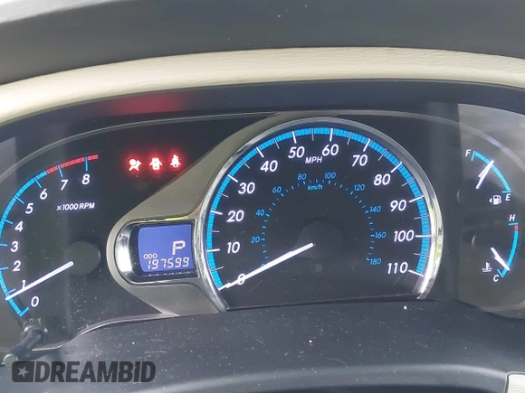 2013 Toyota Sienna XLE with VIN 5TDDK3DC7DS068591, listed as a IAAI auction lot 41483280 with 197,599 mi miles and . Bid and sale history available at DreamBid. Image 7.