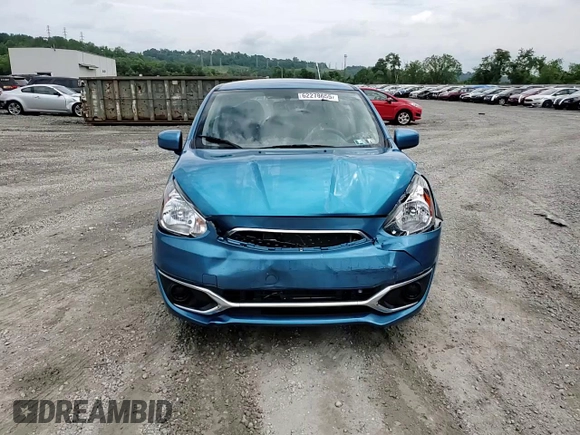 2018 Mitsubishi Mirage ES with VIN ML32A3HJ3JH014176, listed as a Copart auction lot 62278655 with 25,371 mi miles and Salvage title. Bid and sale history available at DreamBid. Image 13.