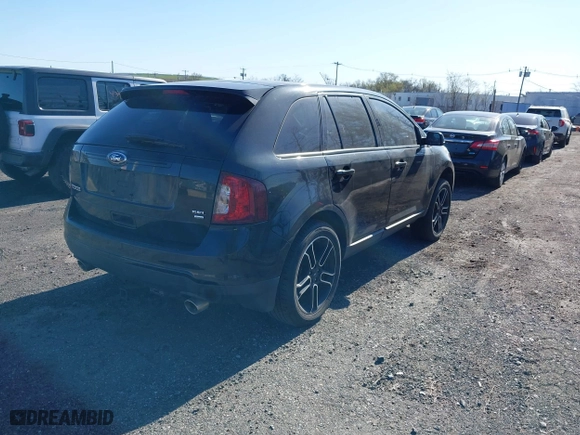 2013 Ford Edge SEL with VIN 2FMDK4JC3DBC20325, listed as a IAAI auction lot 42056079 with 154,103 mi miles. Bid and sale history available at carsss.com. Image 4.