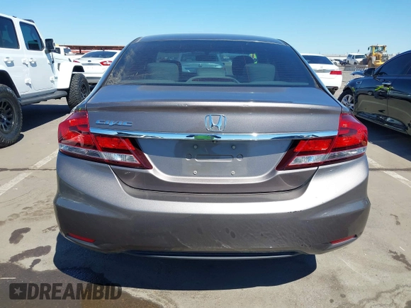 2014 Honda Civic Sedan EX with VIN 19XFB2F84EE082746, listed as a IAAI auction lot 41861197 with 117,332 mi miles. Bid and sale history available at carsss.com. Image 16.
