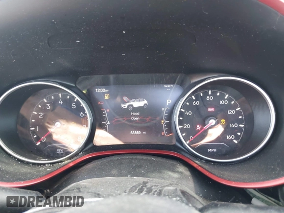 2019 Jeep Compass Trailhawk with VIN 3C4NJDDB0KT619337, listed as a IAAI auction lot 42171160 with 63,869 mi miles and . Bid and sale history available at DreamBid. Image 7.