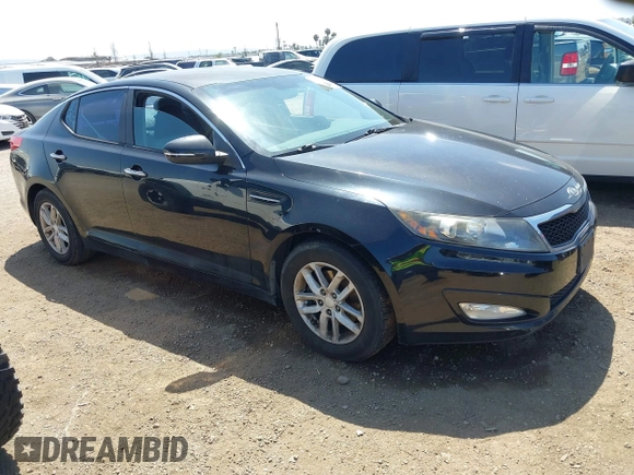 2012 Kia Optima LX with VIN 5XXGM4A79CG040070, listed as a IAAI auction lot 42106460 with 109,422 mi miles and . Bid and sale history available at carsss.com. Image 1.