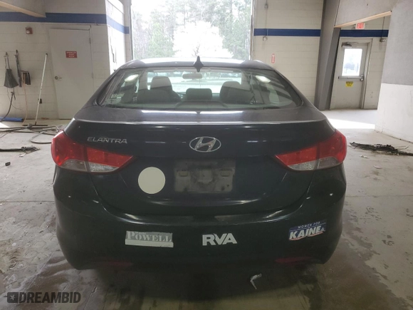 2012 Hyundai Elantra GLS with VIN KMHDH4AE3CU301091, listed as a Copart auction lot 49922425 with 349,251 mi miles and Clean Title. Bid and sale history available at carsss.com. Image 6.