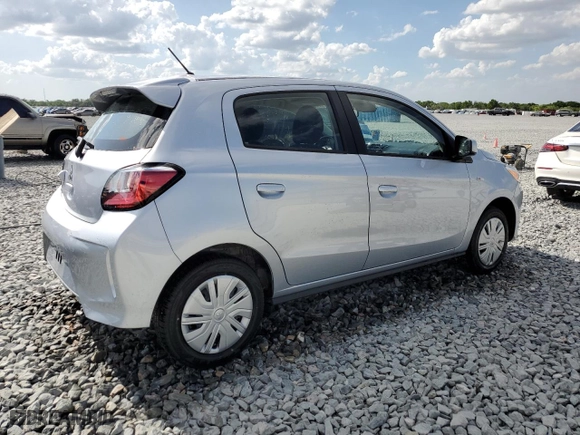 2024 Mitsubishi Mirage ES with VIN ML32AUHJ3RH016673, listed as a Copart auction lot 51699635 with 9,668 mi miles and Clean Title. Bid and sale history available at carsss.com. Image 3.