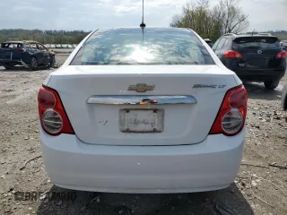 2015 Chevrolet Sonic LT with VIN 1G1JC5SH3F4150318, listed as a Copart auction lot 53275075 with 117,402 mi miles and Salvage Title. Bid and sale history available at DreamBid. Image 6.