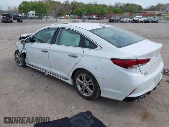 2018 Hyundai Sonata SEL with VIN 5NPE34AF0JH642116, listed as a IAAI auction lot 41942709 with 52,621 mi miles and . Bid and sale history available at carsss.com. Image 3.
