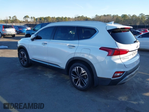 2020 Hyundai Santa Fe Limited with VIN 5NMS53AA9LH213746, listed as a IAAI auction lot 41306902 with 55,713 mi miles and . Bid and sale history available at DreamBid. Image 3.