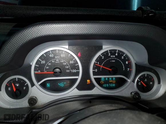 2008 Jeep Wrangler Unlimited Rubicon with VIN 1J4GA69198L591203, listed as a Copart auction lot 45772815 with 109,708 mi miles and Salvage Title. Bid and sale history available at carsss.com. Image 9.