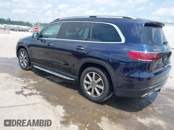 2022 Mercedes-Benz GLS 450 with VIN 4JGFF5KE7NA658975, listed as a IAAI auction lot 42439664 with 52,431 mi miles and . Bid and sale history available at DreamBid. Image 3.