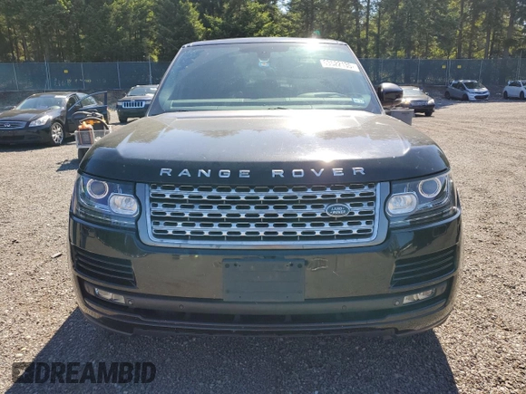 2015 Land Rover Range Rover Supercharged with VIN SALGS3TF3FA213286, listed as a Copart auction lot 63522135 with 98,511 mi miles and Salvage title. Bid and sale history available at DreamBid. Image 5.