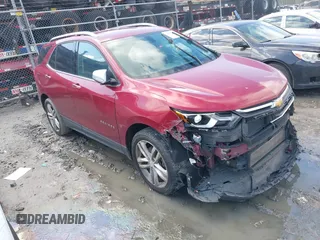 2019 Chevrolet Equinox Premier with VIN 2GNAXYEX2K6276346, listed as a IAAI auction lot 41627909 with 118,134 mi miles. Bid and sale history available at carsss.com. Image 1.